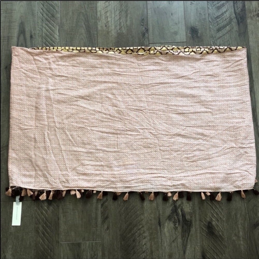 NWT Anthropologie Gold Peach Giza Infinity Scarf - Picture 10 of 13